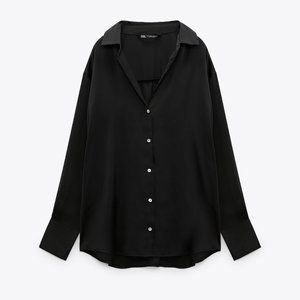 Zara Satin Effect Shirt